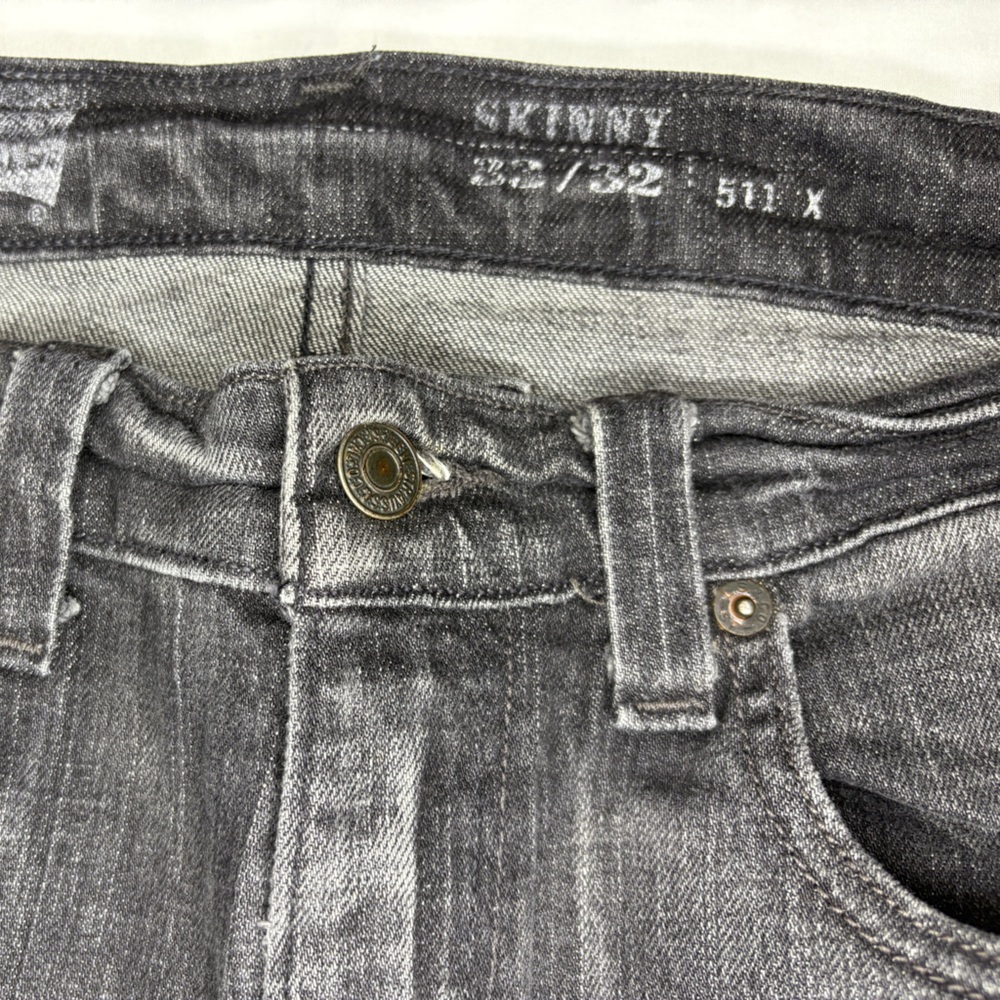 Levi's Charcoal Slim Fit Jeans - Picture 4 of 4